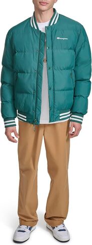 Champion Men's Varsity Bomber Puffer Jacket in Saudi Arabia