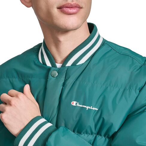 Champion Men's Varsity Bomber Puffer Jacket in Saudi Arabia