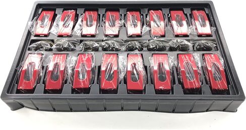 أذرع الروك المصنوعة من الألومنيوم عالية الأداء لـ SBF 289 302 351W 1.6 نسبة 3/8 بوصة باللون الأحمر المؤكسد in Kuwait