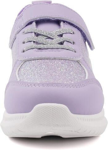 Toandon Toddler Kids Sneakers Sparkle Fashion Glitter Sequins Canvas Shoes in Saudi Arabia