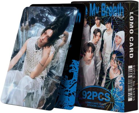 ألبوم Stray Kids بطاقات صور 92 قطعة من ألبوم Stray Kids kpop بطاقات صور أطفال ضالة هدية بطاقات Lomo Merch in Kuwait