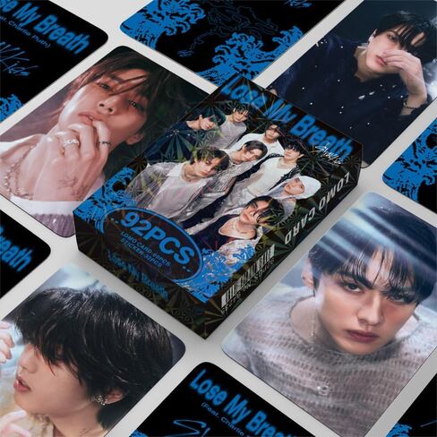 ألبوم Stray Kids بطاقات صور 92 قطعة من ألبوم Stray Kids kpop بطاقات صور أطفال ضالة هدية بطاقات Lomo Merch in Kuwait