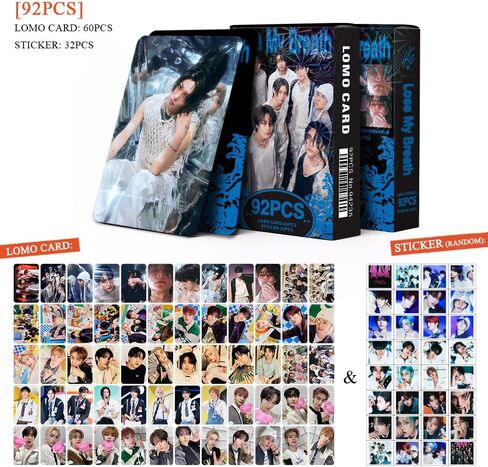 ألبوم Stray Kids بطاقات صور 92 قطعة من ألبوم Stray Kids kpop بطاقات صور أطفال ضالة هدية بطاقات Lomo Merch in Kuwait