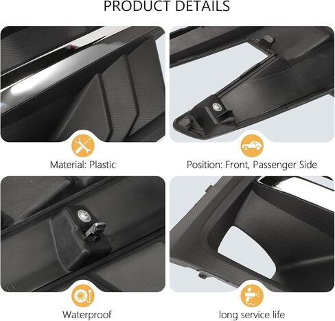 Passenger Side Fit for Subaru Ascent 2019 2020 2021 2022 2023 Fog Light Cover SU1039123 57731XC00A Fog Light Bezel in Kuwait