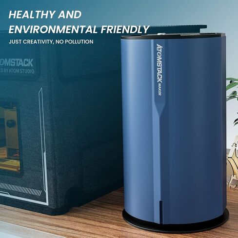 ATOMSTACK MAKER D2 Air Purifier for Laser Engraver Smoke Purifier for Laser Engraver with 8 Filter Layers Compatible with Atomstack Ortur NEJE Xtool Sculpfun Laser Engraver in Saudi Arabia