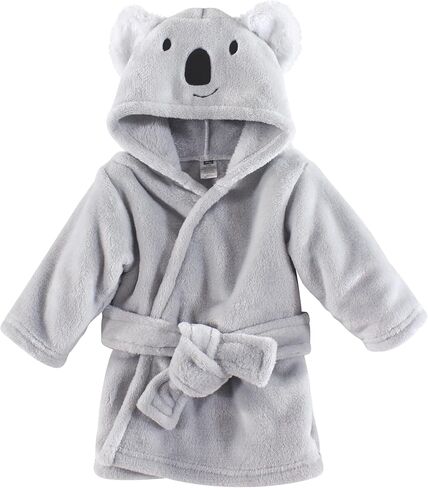 Hudson Baby Unisex Baby Plush Bathrobe and Toy Set, Blue Shark, One Size in Kuwait