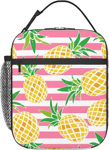 Lunch Box for Adults Kids Women Men Bacon Lunch Bag Cooler Tote Reusable Insulated Lunch Bag Container Gifts for Office Picnic Travel Work School in Saudi Arabia
