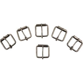 Leather Handcraft Supply Depot, (1.25 in.) All Purpose Rustic Nickel Buckle Replacement - Antique Nickel
