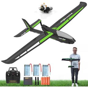VOLANTEXRC New Version RC Plane,Remote Control Airplane for Adults,4-Channel RC Plane with Durable Foam Construction,3 Flight Modes,One-Key Stunts,Comprehensive Accessories Kit,23.6*18.1 inches,RTF