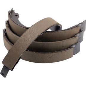 TRQ Rear Parking Brake Shoe Set Compatible with 2008-2021 Lexus LX570 Toyota Land Cruiser 2008-2022 Sequoia 2007-2021 Tundra