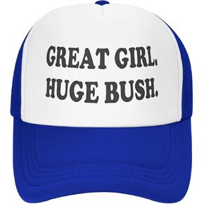 Funny Gag Gift Trucker Hat Adjustable Foam Great Girl Huge Bush Hats Classic Fishing Cap for Men and Women in Kuwait