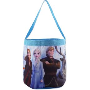 Disney Frozen 2 Elsa Anna Girls Collapsible Gift Basket Bucket Tote Bag