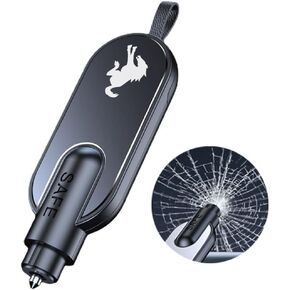 قاطع نوافذ السيارة قاطع حزام الأمان 2 في 1 لملحقات سيارة برونكو مطرقة السلامة أداة الهروب في حالات الطوارئ للأرض وتحت الماء in Kuwait