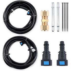 FL-FG0340 FG0340 Fuel Lines Repair Kit, Compatible with Chevrolet Silverado/GMC Sierra 1500 2500 3500 4.3L 4.8L 5.3L 6.0L 8.1L (2004-2010) Pickups Vent Line