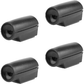 NTNEV 4 Pieces Car Deer Whistle Warning, Deer Whistle for Vehicles with Rubber Pads, Fit for Cars, Trucks, SUVs, Motorcycles, Car Safety Accessories, Car Exterior Accessories (Black)