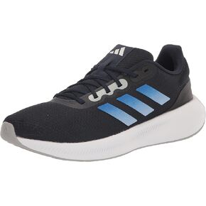 adidas Men's Run Falcon 3.0 Shoe, White/Black/White, 11 in Kuwait