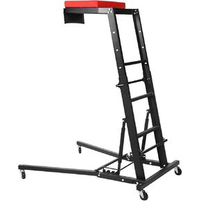 400lbs Foldable High Top Automotive Engine Creeper, 48" to 66" Adjustable Height Creeper for Garage Workshop Repair Maintenance Mechanic