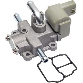 22270-62050 Idle Air Control Valve with Gasket Replacement Compatible with 2000-2003 Tundra, 1997-1998 T100, 1997-2004 Tacoma, 1996-2000 4Runner 3.4L - IACV IAC Valve
