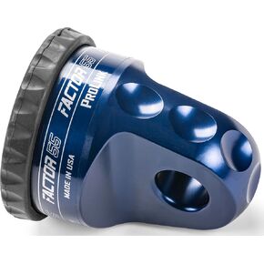 Factor 55 ProLink Winch Shackle Mount for Trucks, Jeeps, and SUVs, Fits Lines Up to 3/8" Diameter - Blue