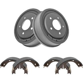 Rear Brake Shoes & Drums Kit Set for Ford Bronco F150 E150 Van