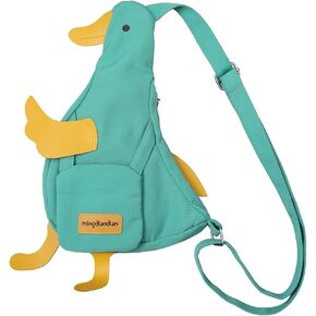 Kawaii Duck Purse Cute Duck Crossbody Shoulder Bag Novelty Animal Canvas Satchel Messenger Bag