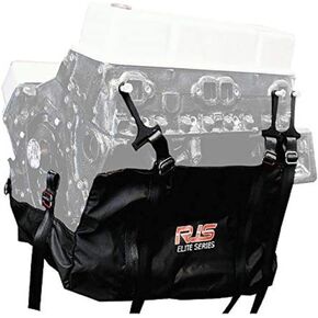 RJS Racing Equipment 22000101 Black Universal Engine Diaper,1 Pack