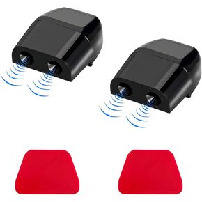 2 PCS Deer Whistles, Auto Save Deer Whistles Avoids Collisions, Deer Whistle for Vehicles with Rubber Pads Suitable for Cars, Trucks, Motorcycles, Universal Car Accessories
