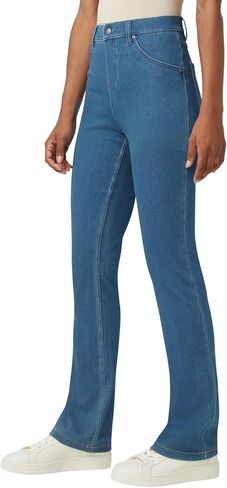 HUE Women's Ultra Soft High Waist Denim Baby Bootcut Leggings in Kuwait