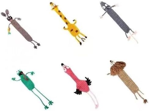 2 Pieces Cute Bookmarks for Book Lovers Bookmarks, Cute Mouse Molded Bookmarks, Birthday Christmas Gift (Yellow Giraffe) in Saudi Arabia