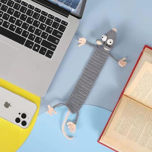 2 Pieces Cute Bookmarks for Book Lovers Bookmarks, Cute Mouse Molded Bookmarks, Birthday Christmas Gift (Yellow Giraffe) in Saudi Arabia