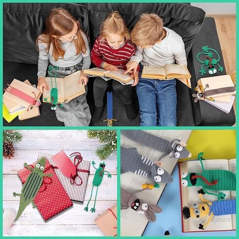 2 Pieces Cute Bookmarks for Book Lovers Bookmarks, Cute Mouse Molded Bookmarks, Birthday Christmas Gift (Yellow Giraffe) in Saudi Arabia