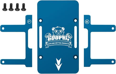 دعامة توسيع GOUPRC لتخزين مستقبل بطارية ESC من الألومنيوم باستخدام الحاسب الآلي لترقيات سيارة TRX4M 1/18 RC (أزرق) in Kuwait