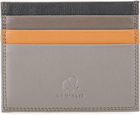 حامل بطاقات الائتمان Mywalit RFID مزدوج الجوانب - جلد نابا، 6 بطاقات، بطانة حماية من ترددات الراديو in Saudi Arabia
