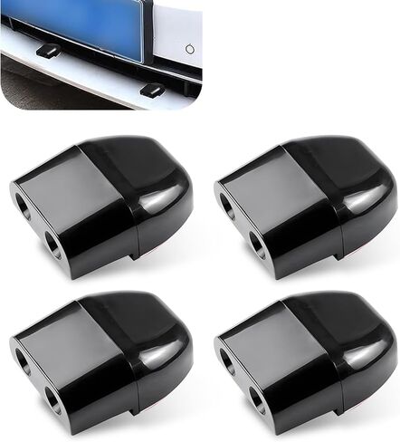 UGSHY 4 قطع Car Drive Away Deer Whistle Kit، أجهزة تحذير سلامة الحياة البرية البلاستيكية المقاومة للماء والصدأ، صافرة طرد الغزلان بالموجات فوق الصوتية، ملحقات تخييم عالمية للسفر للسيارة (أسود) in Kuwait