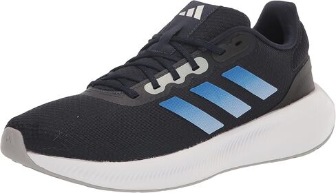 adidas Men's Run Falcon 3.0 Shoe, White/Black/White, 11 in Kuwait