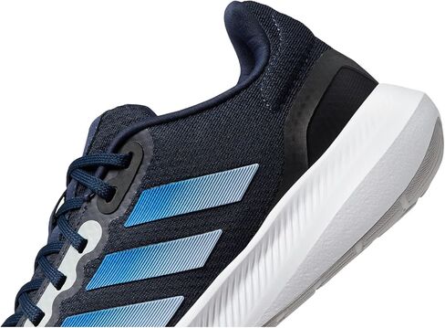 adidas Men's Run Falcon 3.0 Shoe, White/Black/White, 11 in Kuwait