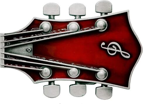 Moranse Western Cowboy Belt Buckles With Music Lover Guitarist Design in Kuwait