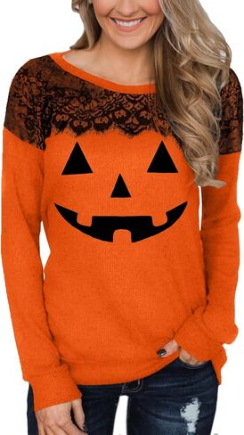 For G and PL Women's 2024 Fall Winter Long Sleeve Crewneck Lace Top Shirt Dressy Casual Elegant Sweatshirt in Saudi Arabia