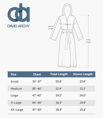 DAVID ARCHY Hooded Plush Fluffy Robe Winter Warm Long Fleece Knee Length Robe for Women in Kuwait
