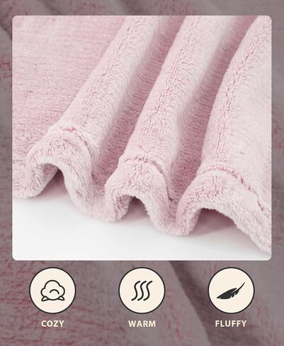 MissShorthair Women's Plush Hooded Robe - Long Fleece Bathrobe with Pockets, Soft and Cozy Loungewear Robe in Saudi Arabia