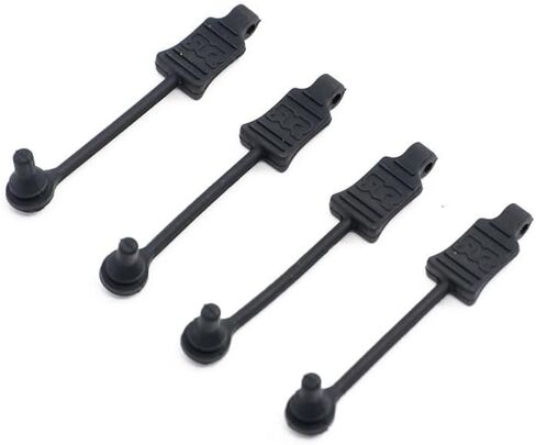 8 قطع ترقية جزء لـ 1/7 و1/8 ARRMA 6s Mojave Limitless Typhon Kraton RC Cars: RC Body Clip Retainers Shell Fixed Buckle Lock AR390178.، أسود، YWH0027 in Kuwait