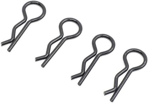 8 قطع ترقية جزء لـ 1/7 و1/8 ARRMA 6s Mojave Limitless Typhon Kraton RC Cars: RC Body Clip Retainers Shell Fixed Buckle Lock AR390178.، أسود، YWH0027 in Kuwait