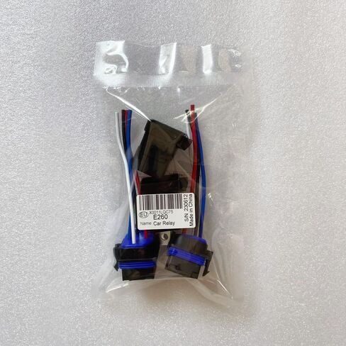2 قطع 40/30 أمبير مفتاح مرحل مقاوم للماء 12AWG مجموعة تسخير - 12 فولت تيار مستمر 4-Pin SPST مرحلات السيارات الأسلاك الساخنة in Kuwait
