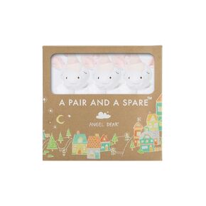 Angel Dear - White Unicorn, Pair and A Spare Blankie Set