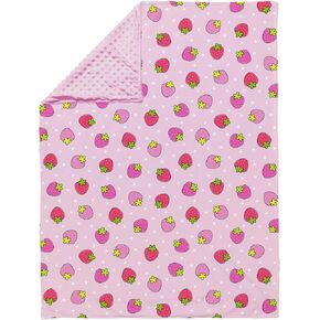 Loxloy Cute Yellow Ducks Printed Baby Blanket for Boys Girls Shower Gifts, Toddler Newborn Soft Plush Double Layer Minky Blanket with Dotted Backing, Unisex Receiving Blanket, 30 x 40 Inch