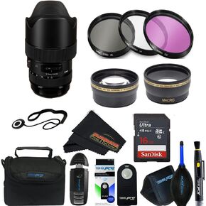 Sigma 14-24mm f/2.8 DG HSM Art Lens for Canon with Sunshine Photo Pro Accessories Bundle