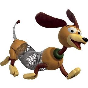 8 Inch Slinky Dog Removable Peel Self Stick Adhesive Vinyl Decorative Wall Decal Sticker Art Kids Room Home Decor Girl Boy Children Bedroom Nursery 8 x 6 Inch