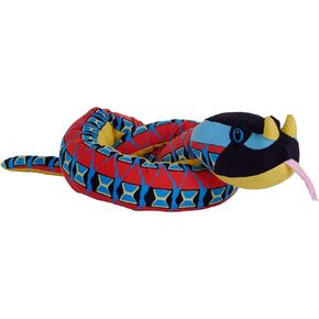 Wild Republic Snakes Eco Rhino Viper, Stuffed Animal, 54 Inches, Plush Toy, Fill is Spun Recycled Water Bottles, Eco Friendly