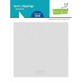 Lawn Fawn LF3025 Falling Hearts Stencils