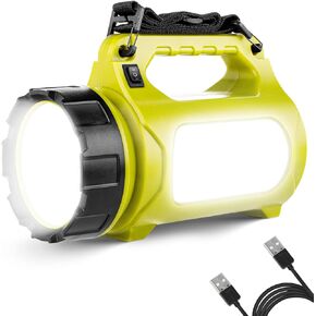 LE Rechargeable LED Camping Lantern, 1000LM, 5 Light Modes, Power Bank, IPX4 Waterproof, Lantern Flashlight for Hurricane Emergency, Hiking, Home and More, USB Cable Included